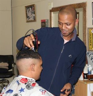 Business boost for Stellenbosch community barber