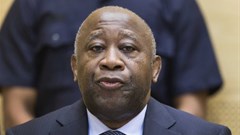 Former Ivory Coast President Laurent Gbagbo attends a confirmation of charges hearing at the International Criminal Court in The Hague. EPA/Michael Kooren