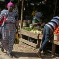 A local market in Dar es Salaam, pictured in May. A group of armed men forcefully took an investigative journalist, Erick Kabendera, from his home outside the city on July 29. Credit: CPJ/AFP/Said Khalfan.
