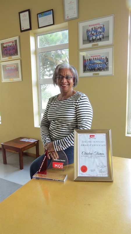 Hovstad Award 2019 award recipient, Christine Thomas