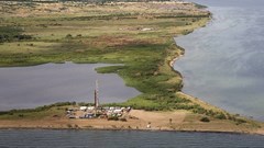 Albertine Graben region in Uganda