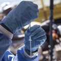 A health worker prepares to administer Ebola vaccination in the north-western Democratic Republic of the Congo.
EPA-EFE/STR