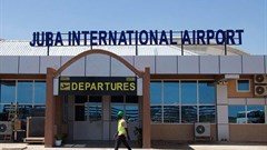 Juba International Airport, pictured in October 2018. Two days before South Sudan's National Security Service detained Al-Watan editor Michael Christopher, the journalist had his passport confiscated at a Juba airport. Credit: CPJ/AFP/Akuot Chol.