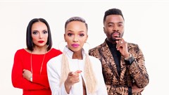 The Next Brand Ambassador judges Nandi Madida, Odette Van Der Haar and Sylvester Chauke. Image supplied.