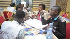 Media training in Chad.