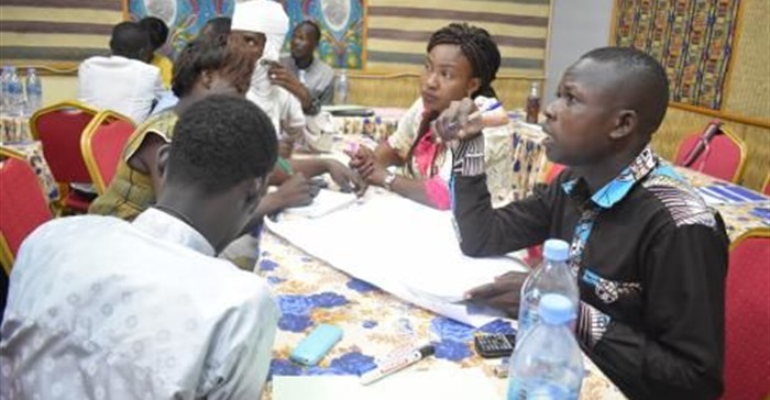 Media training in Chad.