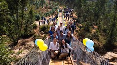 WSP, B2P co-build third footbridge in Rwanda