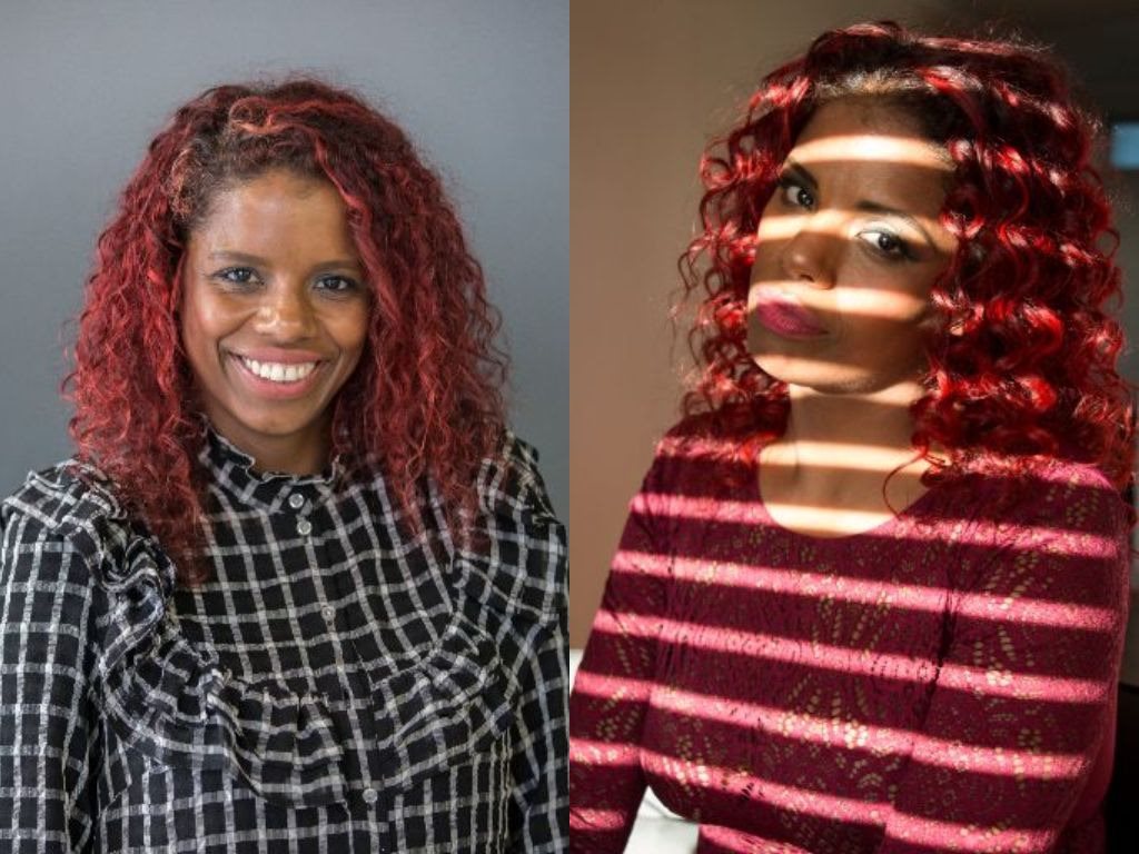 When she's not working as senior account manager, Caron Isaacs is a burlesque dancer.