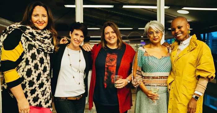 Melinda Fouché, a clinical psychologist, Tarryn Pickup, marketing manager for Joe Public United and a non-medical hypnotherapist, Sam Wilson-Späth, head of digital and social media at Woolworths marketing, Natasha Reddy, who was the HR business partner at HelloFCB+ and Tinyiko Mageza, who was the executive manager: marketing V&A Waterfront.