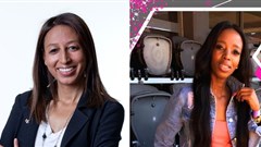 Marisa Calvert, Keabetswe Taele and Lali Stander.