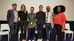 Panellists at the IAB Insight Series, Episode 9: Benchmarking Digital Excellence - Work that Wins in Digital (L to r) Jarred Cinman, CEO VMLYR; Paula Hulley, IAB South Africa CEO; Ricky Hendricks, digital marketing manager Tencent Africa; Emma Carpenter, group design director Fjord (Accenture); Siyabonga Africa, South Africa Media Innovation Programme and Nomacala Mpeta, head of learning Digify.