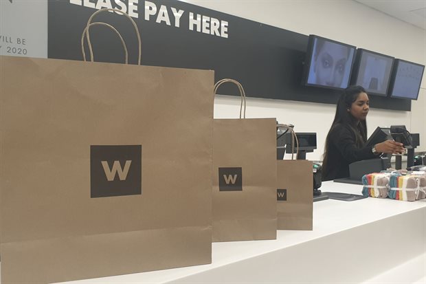 Woolworths to trial recycled paper shopping bags