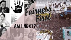 Trending images relating to the #AmINext hashtag and the much-shared pic of the protest march outside Parliament on 5 September 2019: .