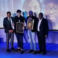 Standard Bank Sikuvile 2019 journalist and SA story of the year winners, Dewald Van Rensburg and Sipho Masondo of City Press.