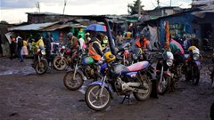 Slum residents were said to do less exercise because of cheap motorcycle taxis. Boris Golovnev/Shutterstock