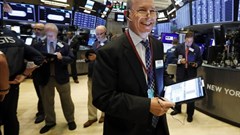 Why is this man smiling? AP Photo/Richard Drew