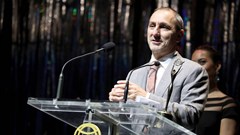 David Droga, founder of Droga5, received the Lifetime Achievement Award. Photo by Brian Ach/Invision for Clio Awards/AP Images.