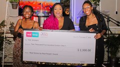 Winner, filmmaker Tapiwa Gambura.