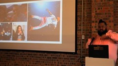 PUMA’s Sports Style Marketing Manager Hayden Manuel presenting at in the latest Red & Yellow lunchtime lecture.