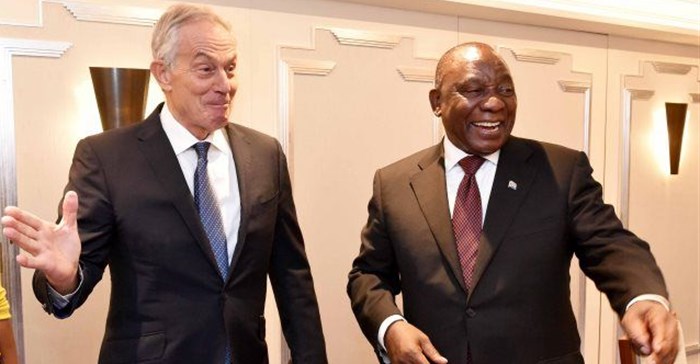 On the sidelines of the FT Africa Summit, President Cyril Ramaphosa met former Prime Minister of Great Britain, Tony Blair at the Claridge's in London.