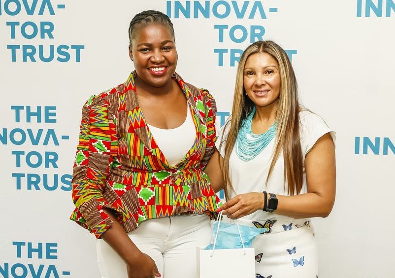 Bongi Silubane and Tashline Jooste, CEO of Innovator Trust