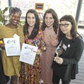 The 2019 Galliova Awards Winners: Esther Malan (2019 Galliova Broiler Champion Food Writer); Nomvuselelo Mncube (2019 Galliova Egg Champion Food Writer); Margie Els-Burger (2019 Galliova Food Writer of the Year; Chiara Turilli (2019 Galliova Up & Coming Food Writer of the Year); Glynis Horning (2019 Galliova Health Writer of the Year).