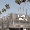 Recyclable pavilion designed for BBC Studios in Cannes
