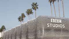 Recyclable pavilion designed for BBC Studios in Cannes