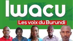 Four Iwacu journalists, from left, Térence Mpozenzi, Agnès Ndirubusa, Christine Kamikazi, Egide Harerimana, and their driver, Adolphe Masabarikiza, are detained in Burundi. Credit: CPJ/Iwacu Media.