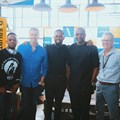 Picture caption: (l to r): Timothy Maurice (The Brain and the Brand Show), Siya Metane (SlikourOnLife), Gareth Cliff (CliffCentral.com) Thami Pooe (The Interchange), Kelechi Nwosu (MD/CEO TBWA Nigeria) and Graham Cruikshanks (Director for Africa Operations at TBWA Johannesburg).