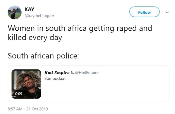 Meltwater's analysis of the 'bomboclaat' trend on Twitter in October