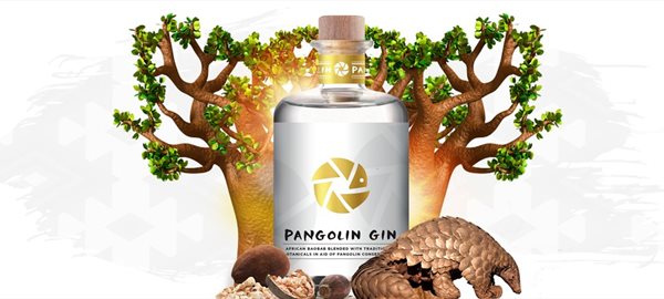 Drink gin, help the pangolins