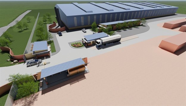 Driefontein plant rendering