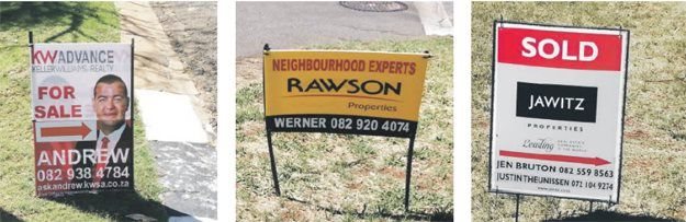 A few of the signs Seery spotted.