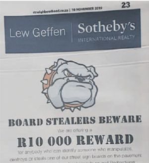 The reward ad.