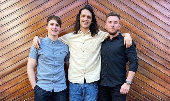 L to R: Renato Marchesini, Trent Pike and Erik Bourlov.