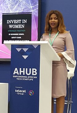 Sonwabise Sebata, deputy chair of the board of directors for the South African Women in ICT Forum