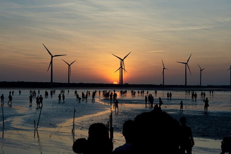 The proportion of electricity generated from renewable sources is increasing fast. THONG/Shutterstock