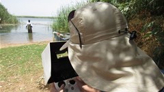 Researchers operate inexpensive drones to ‘see’ the areas with the highest likelihood of parasites. Chelsea L. Wood/University of Washington, CC BY-ND