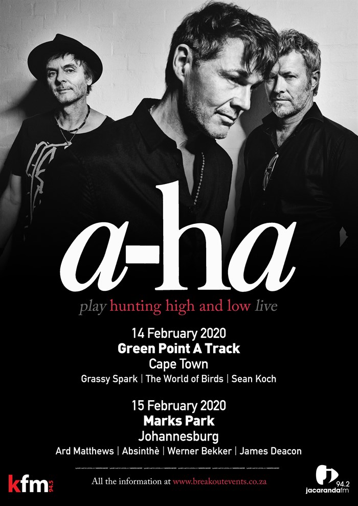 Opening acts for A-ha SA tour announced