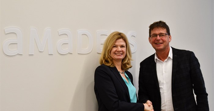 Source: Supplied | Barig's Michael Hoppe and Amadeus's Monika Wiederhold