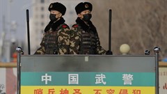 China in lockdown. EPA