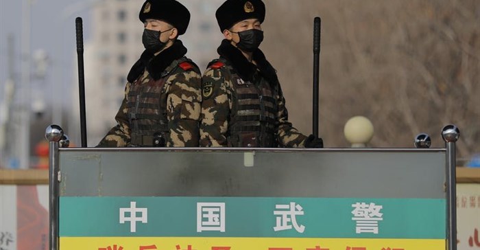 China in lockdown. EPA