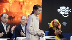 Activist Greta Thunberg was among attendees who want the world’s leaders to prioritise fighting climate change.
AP Photo/Michael Probst