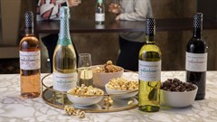 Stellenbosch Hills' Polkadraai and popcorn pairing. Image supplied.