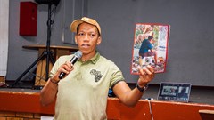 Vusi Mfupi at St Martins De Porres, for the Room 13 Inspiration Day in Soweto.