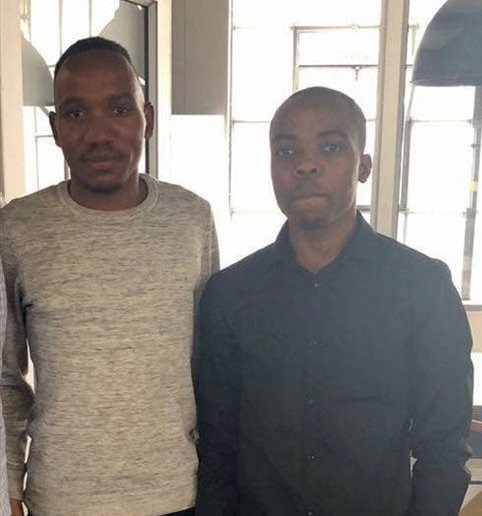 Emmanuel Mareme and Milaan Mashele