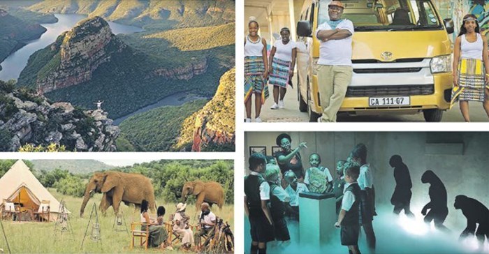 Screengrabs from the ad.