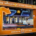 The Whopper Detour campaign. Image supplied.
