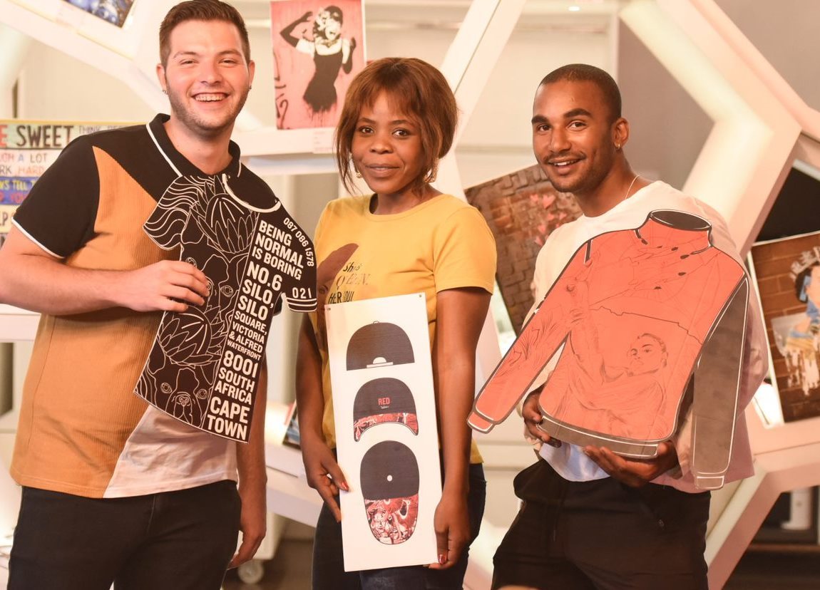 From left to right: Joshua MacKenzie, Sinenhlanhla Lombo and Chad Jakes Linden.